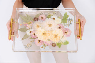 Floral Serving Tray