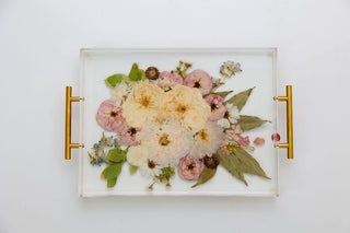 Floral Serving Tray