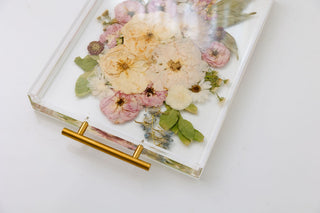 Floral Serving Tray