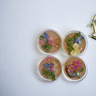 Floral Coasters (Set of 4)